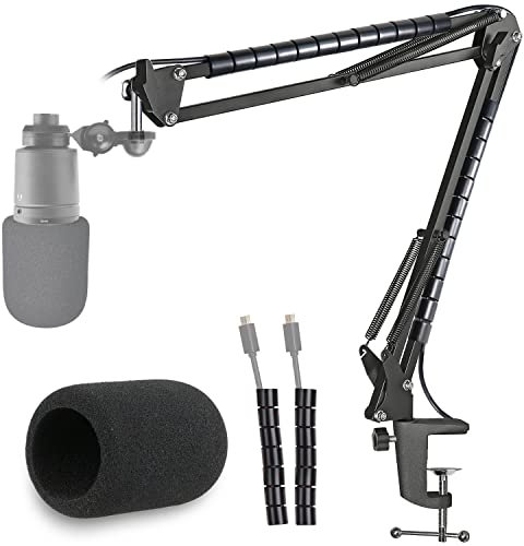 AT2020 Mikrofonarm mit Popschutz, Boom Arm für Audio Technica AT2020 AT2020USB + AT2035 Mikrofonständer von YOUSHARES