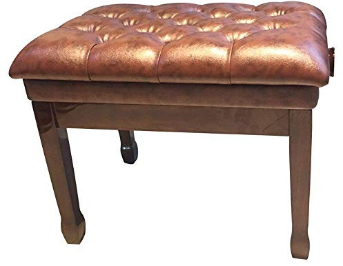 DRSM Künstler Klavierbank Hocker In Einzelmassivholz Lackierte Electric Piano Stuhl mit Bücherregal Klavierhocker