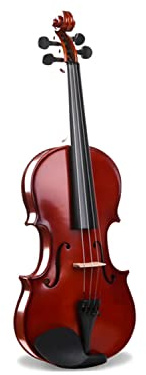MEIeynt Violine 4/4 in voller Größe, Massivholzgeige für Erwachsene, Studenten, Hartschalenkoffer, Bogen, Kolophonium enthalten, Geige für Anfänger, Fortgeschrittene
