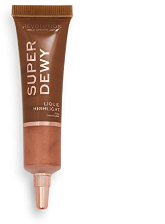 Superdewy, Make Up Revolution flytande belysningsmedel (guldchampagne)
