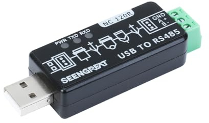 SEENGREAT Conversor USB a RS485, USB a RS485 Convertidor Bidireccional Industrial Adaptador con FT232RL y SP485EEN Originales incorporados, Múltiples Circuitos de Protección, Comunicación Estable
