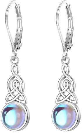 Carreneu Mondstein Ohrringe OhrhäNger Ohrringe HäNgend OhrhäNger Silver