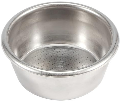 Filtro De Café De Acero Inoxidable, 2 Piezas De Cesta De Filtro Poroso De 54 Mm, Cesta De Filtro De Café Reutilizable, Cesta De Filtro De Café De Una Sola Pared Para Cafetera