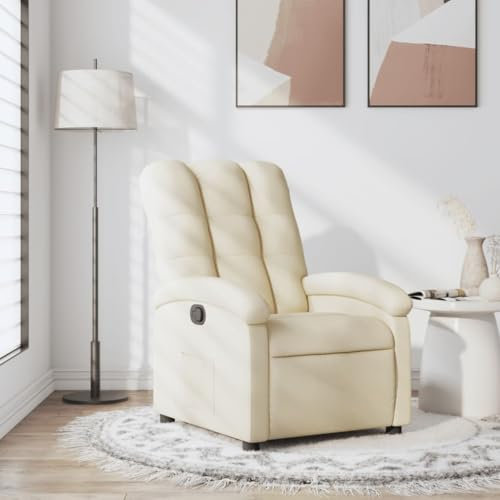 Xichuzi Relaxsessel Creme Stoff, Relaxsessel, Fernsehsessel, Kinosessel, Gaming Couch - 371736