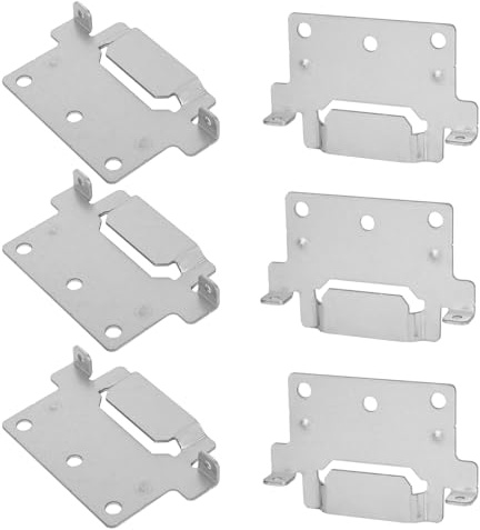 6 supporti per travi centrali,Piastra di montaggio per telaio letto,ricambio per IKEA 116791 SKORVA, Pezzo di ricambio (senza viti) (codice articolo 116791)