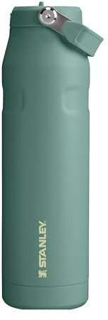 Stanley 1913 Flip Straw Sports Water Bottle 1.06L - Shale | 15 Hours Cold - 4 Days Iced - BPA-Free - Leak Resistant - Dishwasher Safe - Fits Cup Holder