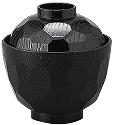 Set of 10 Small Suction Bowl, Turtle Shell Small Suction Bowl, Black 3.6 x 3.8 inches (9.2 x 9.7 cm), Restaurant, Commercial Use, Tableware