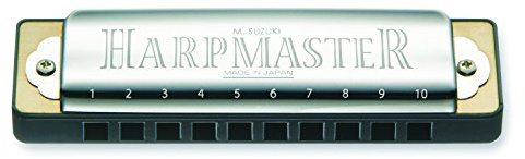 Suzuki Harpmaster MR-200-C Standard Diatonische Mundharmonika, 10 Löcher