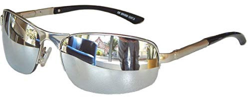 Matrix Occhiali Da Sole Sportivi, per Moto M 26 Chrom silber verspiegelt M