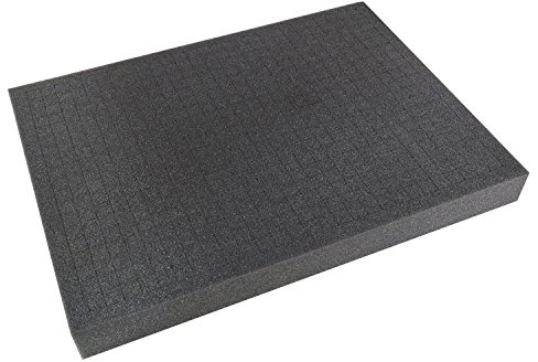 HMF 1451-45 Rasterschaumstoff, Würfelschaum, 440 x 315 mm, Koffereinlage, Tabletop, Höhe: 45 mm