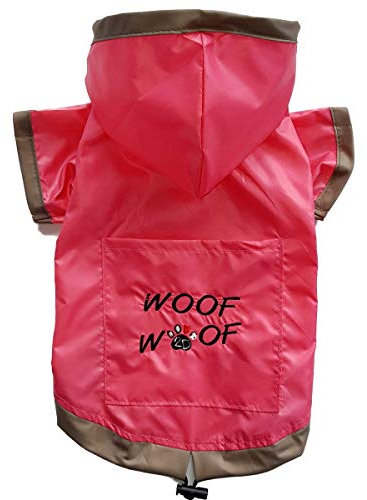 Doggydolly Hunderegenmantel Woof pink