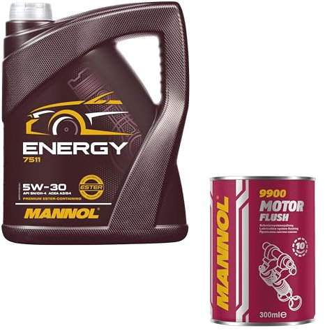 5L MANNOL Motoröl Energy 5W-30 API SL Motorspülung Motor Flush Reiniger