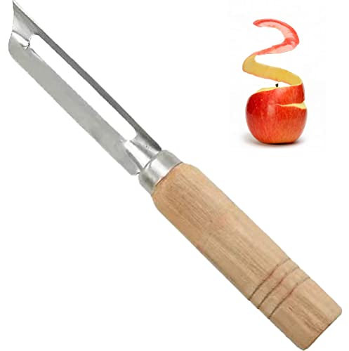 Stainless Steel Peeler Wooden Handle Peeling Appel Potato Scraping Planing Kitchen Tools