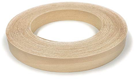 Edge Supply Birch 2 inch X 50 ft Roll of Plywood Edge Banding – Pre-glued Real Wood Veneer Edging – Flexible Veneer Edging – Easy Application Iron-on Edge Banding for Furniture Restoration