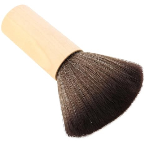 Coiffeur Brosse À Raser, Soft Nyloy Nettoyage Du Visage Brosse À Raser Salon De Coiffure Outils Hommes Peigne Blaireau Rasage Homme Blereaux Rasage Avec Un Manche En Bois Pour Famille, Salon