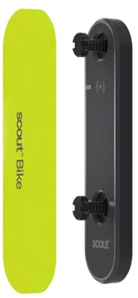 Knog Scout Bike Alarm Detects Vibration & Sounds Alarm, Black, H4.1 x W1.0 x L0.3 inches
