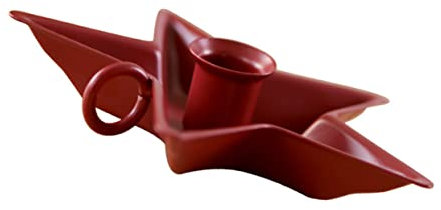 WOONEKY Kerzenständer Keramik Stern Weihnachtskerzenhalter Tischdekoration Weiß Dekorativer Leuchter Ornament für Weihnachten Metall Langlebig