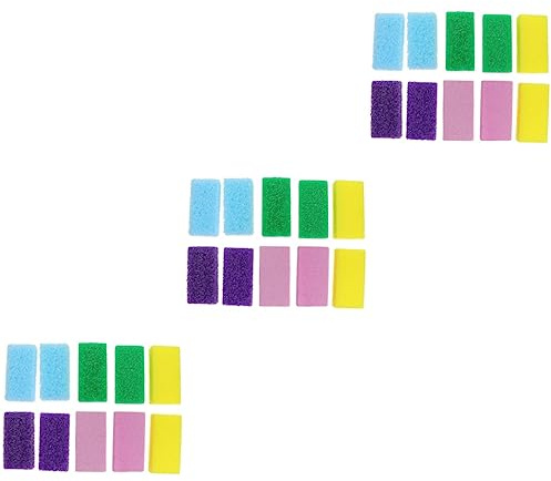 FRCOLOR 30 Stk Pu-schaum Bimsstein Entferner Für Die Füße Fersenschaber Für Füße Reinigungsschwämme Der Bimsstein Für Die Füße Fußschrubber Schwamm Pumus Pufferblock Makeup Entferner