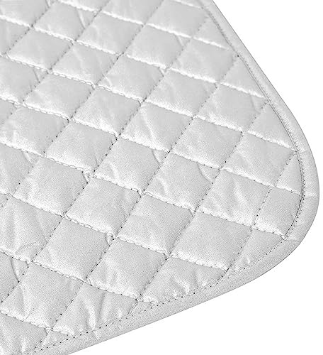 JoboJi Panno Copriasse da Stiro per Stirare Capi Delicati 80x140cm 60x120cm Termoriflettente Tavola da Stiro Telo per Stirare sul Tavolo(60x120cm/24x47in)