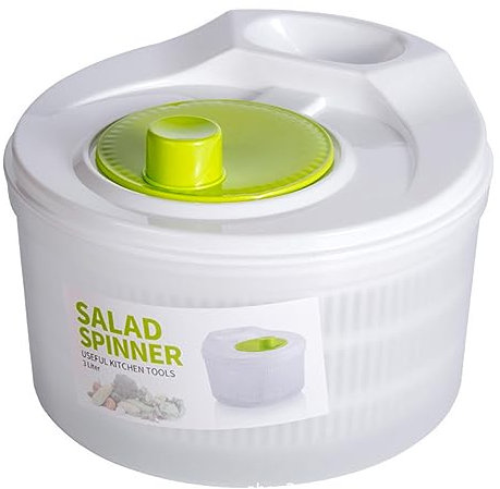 3L Salad Bowl Spinner Dryer,Salad Spinner,Easy Water Drain System, And Compact Storage,Large Lettuce Spinner ​Kitchen Gadgets
