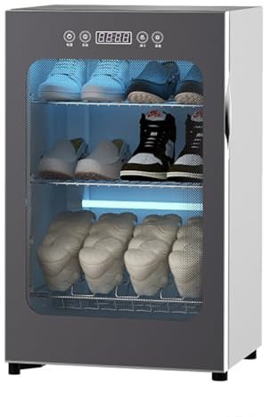 TsoLay Shoe Dryer and Deodorizer, Three-layer Electric Boot Dryer with LED Smart Panel, 140F Constant Temperature Drying, Timer Function, Internal and External Circulation Hot Air, for Rainy Winter