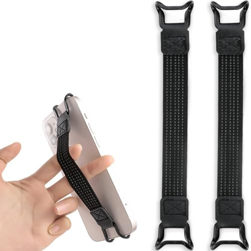 BLPRKOT 2 Correas de Mano de Seguridad para 6-8 Tabletas de eReader - Soporte de Agarre de Dedo Elástico Multifuncional para Kindle/Kobo/Voyager/Lenovo/Sony