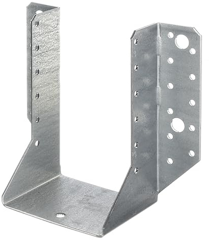 Alberts 820145 Zapata de viga tipo A, galvanizada sendzimir, 100 x 140 mm, Juego de 25
