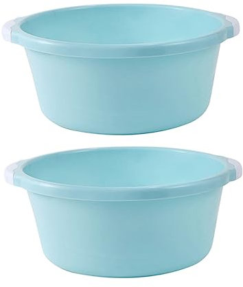 HONMEET 2pièces Lot De Lavabos Pour Salle De Bain Grand Format Bleu Ciel Multifonction
