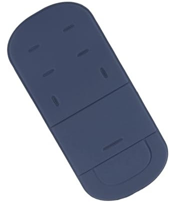Baby Sitzauflage für Kinderwagen, Baby Sitzeinlage, Baby Sitzauflage Buggy, Universal Kinderwagen Sitzauflage, Universell Einlage für Kinderwagen und Buggy, Weich, Atmungsaktiv, Leinen-Marineblau