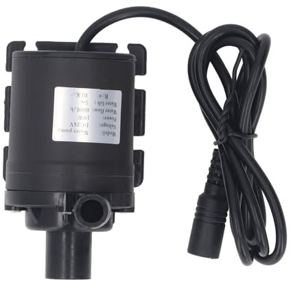 200GPH Submersible Pump, 24V 800L/H Silent for Aquarium Fish Tank, Fountain, Pond, Aquarium, 5 Meters Lift