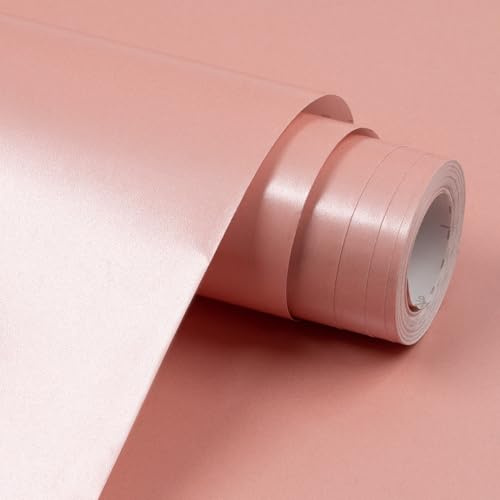 Rotolo di carta da regalo opaca rosa, 43 cm x 12 m, tinta unita perlata - carta lucida per matrimoni, baby shower, compleanni, feste, decorazioni regalo per festival