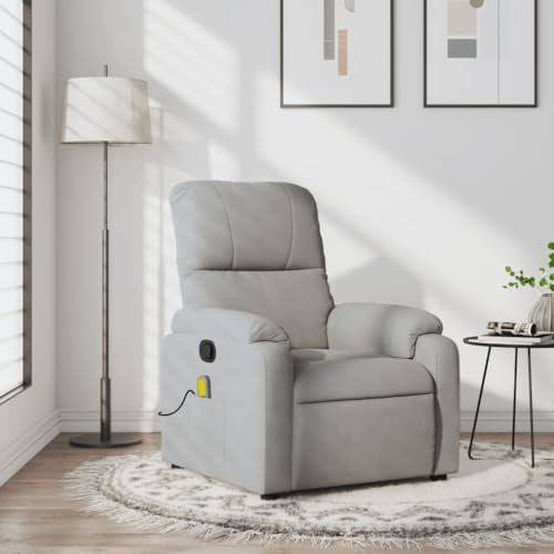 IKAYAA Fernsehsessel mit Massagefunktion Massagesessel Relaxsessel Massage Sessel Wohnzimmer mit Liegefunktion Relaxliege Verstellbar Liegesessel Bequem Massagestuhl