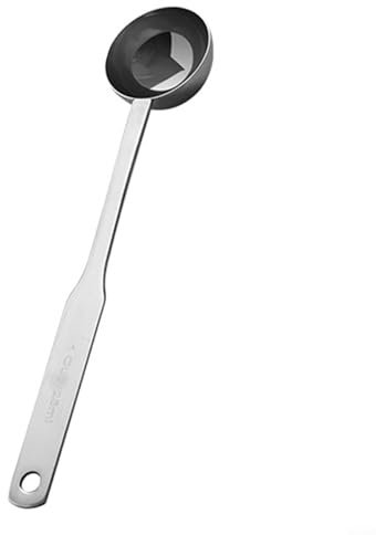 Jotekonoby Coffee Measuring Spoons Set Stainless Steel Long Handle Scoop Tablespoon 8Ml 25Ml Capacity For Deep Container Storage Kitchen Tools(25ml)