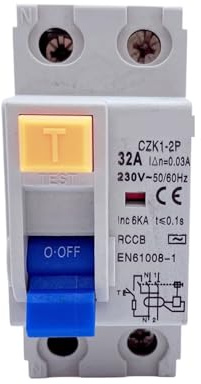 Disjoncteur Différentiel 30 MA Type B/AC/A 40 A, 63 A, 100 A, 125 A, 130 A, 30 MA, 2 Pôles, Différentiel, Type AC/DC(2P100A30MA)
