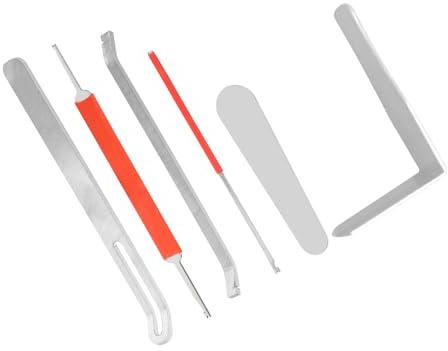 Ergonomisches Musikwerkzeug, tragbares Holzblasinstrument-Reparatur-Set, Metalltextur, perfekt für Klarinette, Flöte, Saxophon, professionelles Musiker-Werkzeug
