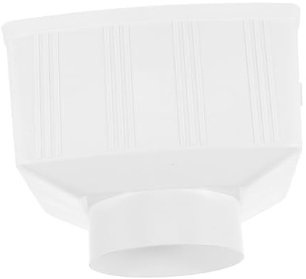 TOBBOMEY PVC Grondaia Rettangolare per Scarico Acqua Piovana Diversore per Raccolta Efficiente in Ville e Tettoie Soluzione di Convogliamento per Cisterna Tubo Scolo Resistente e Facile da