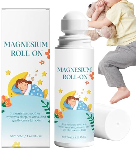 Ranley Lozione Notturna Per Ragazzi | 50 Ml Naturale Sicuro Roll-On Rilassamento Muscolare,Lozione Corpo Per Il Sonno | Per Bambini Ragazze Ragazzi Pelle Corpo Casa Viaggio Scuola Dormitorio Notte