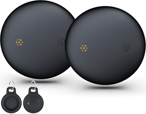 DEEBYCOO Android Tracker Tag Kompatibel mit Google Find Hub 2er Pack | Schlüsselfinder Austauschbare Batterie, Bluetooth Koffertracker Tags für Schlüssel/Gepäck/Koffer