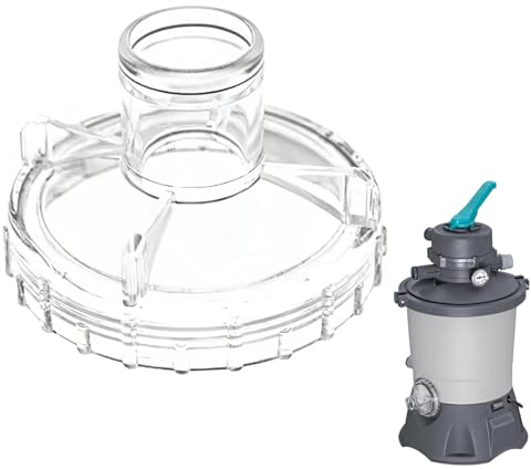 LusDoly P6665 Pièces de Couvercle pour Filtre à Sable de Pompe de Piscine pour Pompes à Filtre Bestway Flowclear, Rechange pour Pompe à Filtre de Piscine Hors Sol