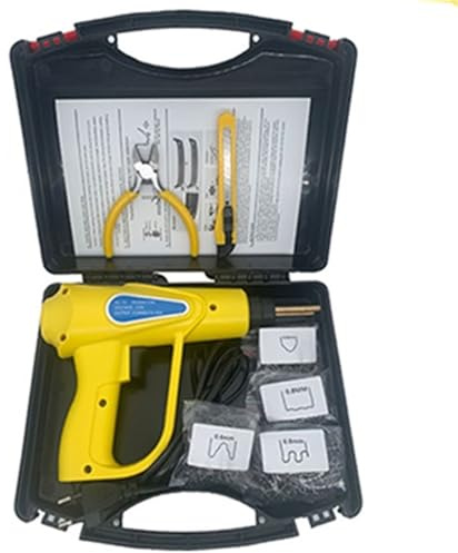 svets klammer Plastsvetsmaskin Lödkolv 70W Verktygssats för reparation av stötfångare Punktsvets PVC-svetspistol(1000 Pcs With Box2)