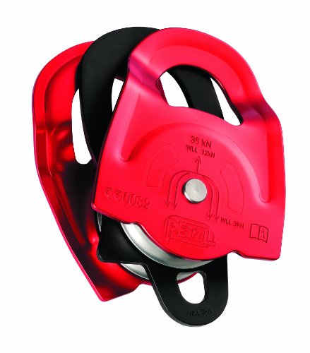 Petzl Seilrollen, Twin, Rot, P65A, uni