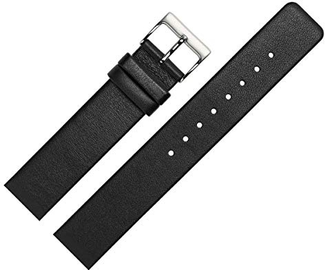 MARBURGER Uhrenarmband 18mm Leder Spezialanstoss Verschraubt - 76218