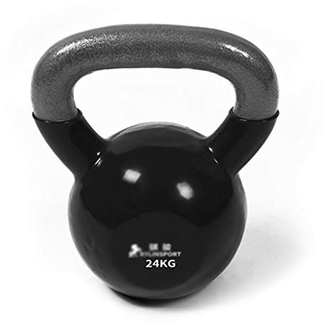 ZXQZ Fitness-Hantel Kettlebells, Fitness-Hantel, für Heimtraining Fitness-Gewichtsgeräte, 4 Kg, 8 Kg, 12 Kg, 16 Kg, 20 Kg, 24 Kg Kleine Hantel (Size : 24kg)