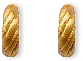 HEIDE HEINZENDORFF System Creolen Flora Örhängen, guldsatinerat, (L x H) 14 x 13 mm