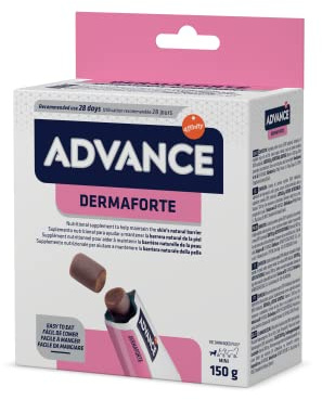 ADVANCE Veterinary Diets Dermaforte - Complément Nutritionnel pour Chien - Boîte de 30 Particles de 5 g - Total: 150 g