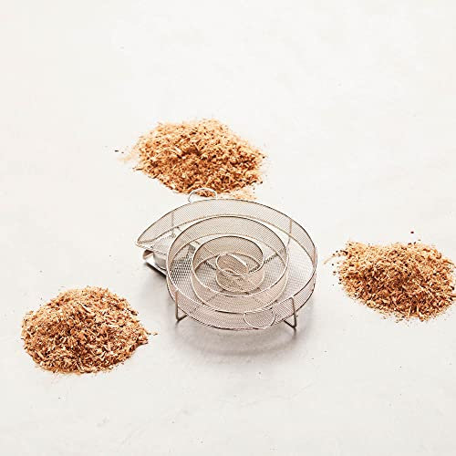 Barbecook Rauchgenerator zum Kalträuchern mit 3 Beuteln Rauchermehl Olive, Whisky und Eiche