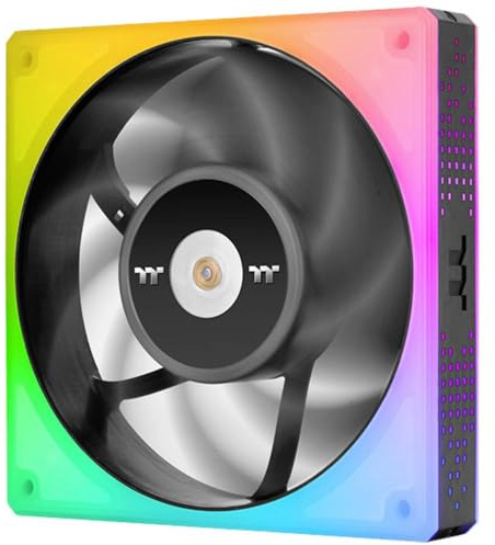 Thermaltake TOUGHFAN 12 RGB | High Static Pressure Fan | Gehäuse-Lüfter | PWM | 500-2000rpm | 3 Pack | Schwarz