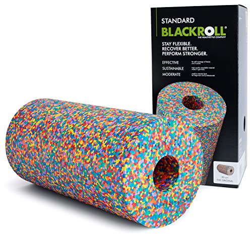 BLACKROLL® STANDARD – Rodillo de fascia original (30 x 15 cm), rodillo de fitness para el automasaje de la espalda y las piernas