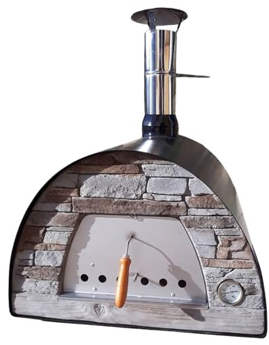 four Parma MAXIMUS PRIME ARENA NOIR - Un four à bois idéal pour la cuisson au feu de bois de pizza et de pain traditionnel - Portable