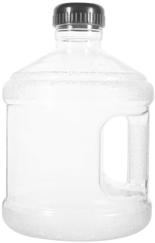 HOLIDYOYO Jarra de agua 3L Botella de agua Jarra de agua Portátil Reutilizable con Mango Contenedor de agua de capacidad Hervidor Mineral Tanque Exterior para Adulto, Escuela Viajes, Camping